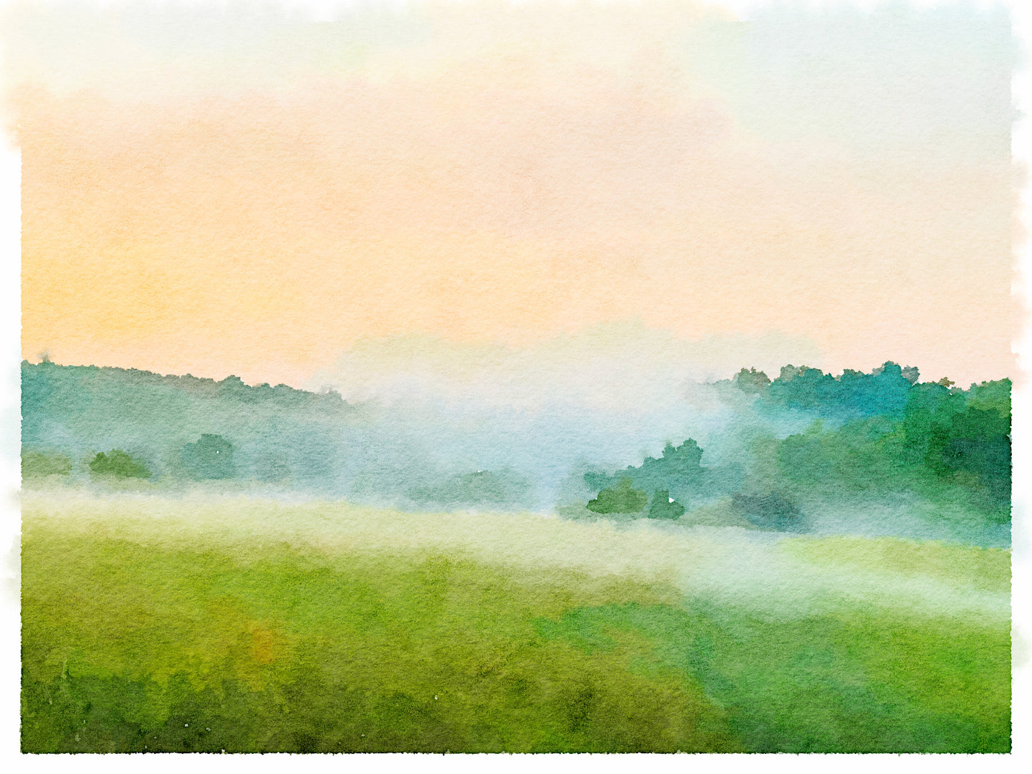 Settling Fog, Fine Art Print