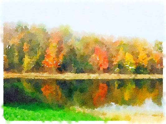 Autumn Arrives at Codorus, Fine Art Print